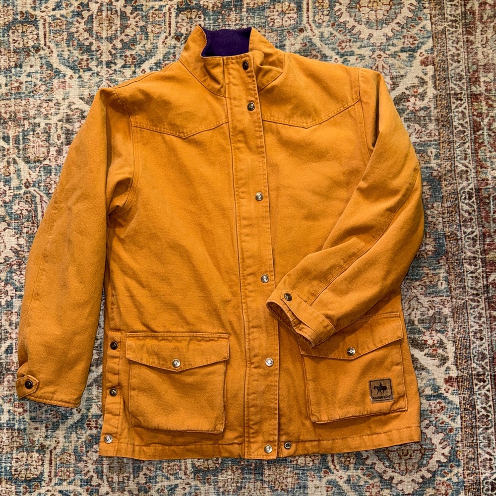 Vintage Roper Range Gear Men’s Large  Snap/Zip Canvas Western Work Jacket